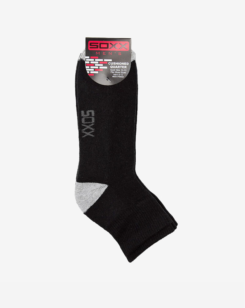 Soxx Cushioned Quarter Socks PL-SX70010BGHT Black 1