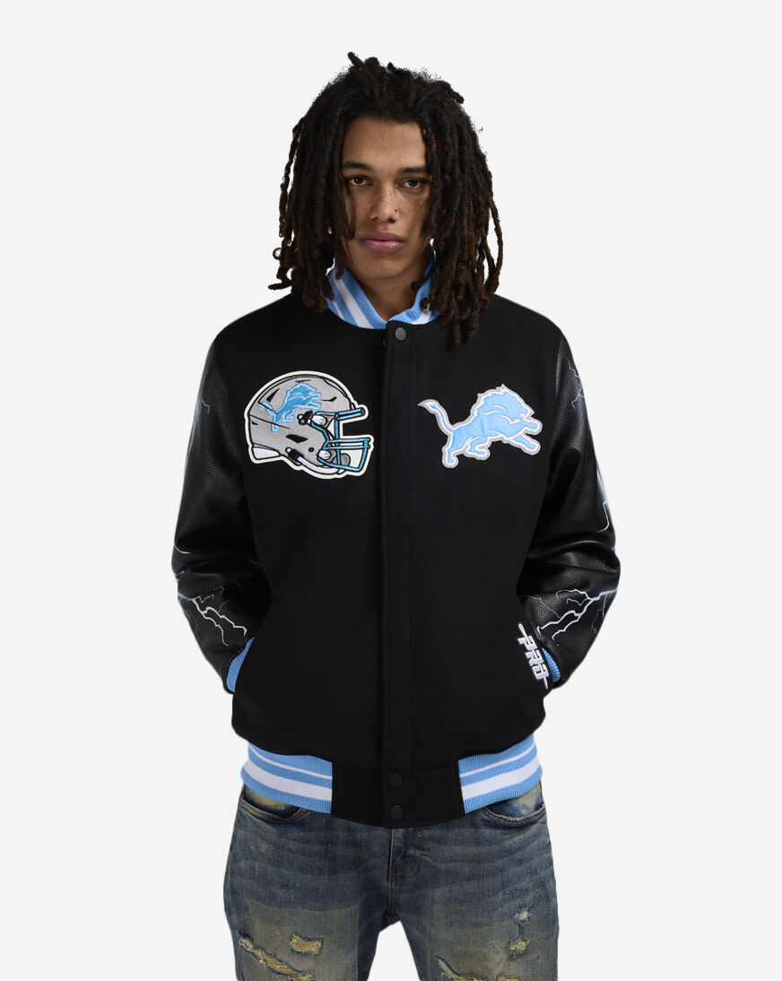 Shop PRO STANDARD Detroit Lions Lightning Jacket FDL6411747-BUN
