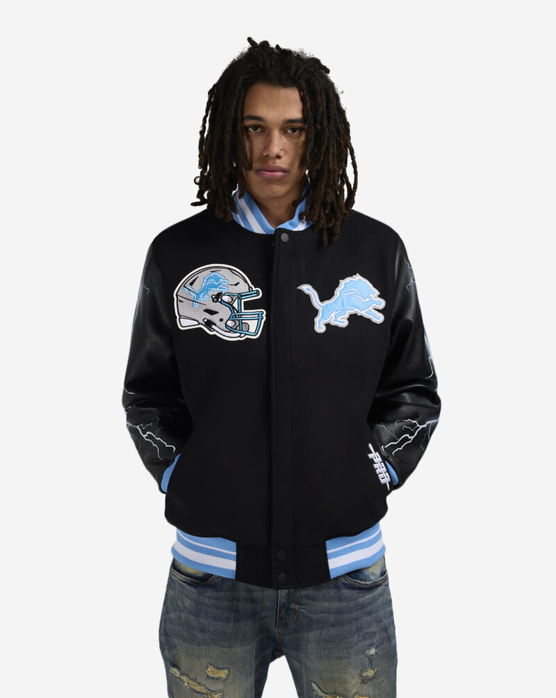 PRO STANDARD Detroit Lions Lightning Jacket FDL6411747-BUN Black 1