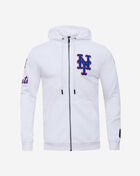 New York Mets Classic Chenille Double Knit Full-Zip Hoodie 