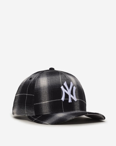 9Fifty New York Yankees A-Frame Plaid Snapback Hat