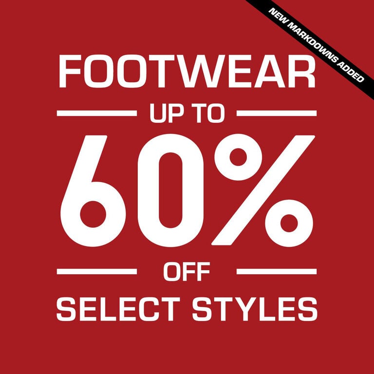 FOOTWEAR UP TO 60% OFF