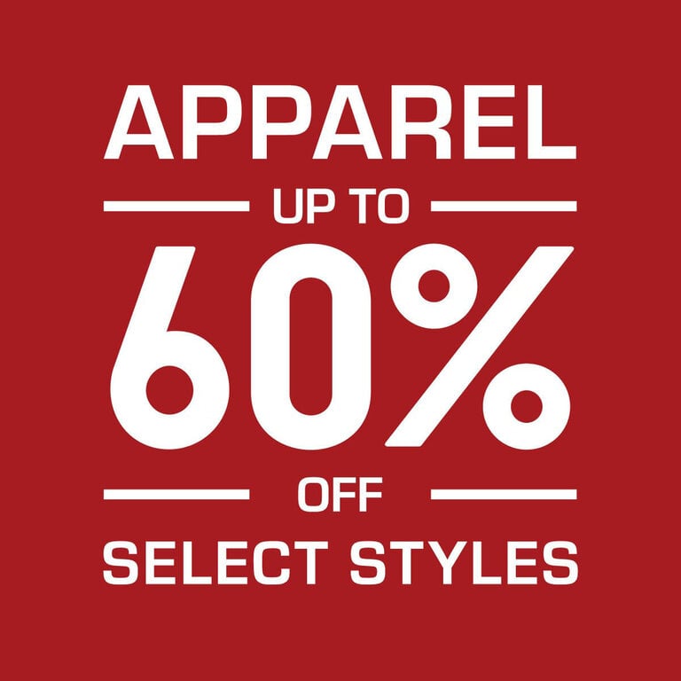 APPAREL UP TO 60% OFF