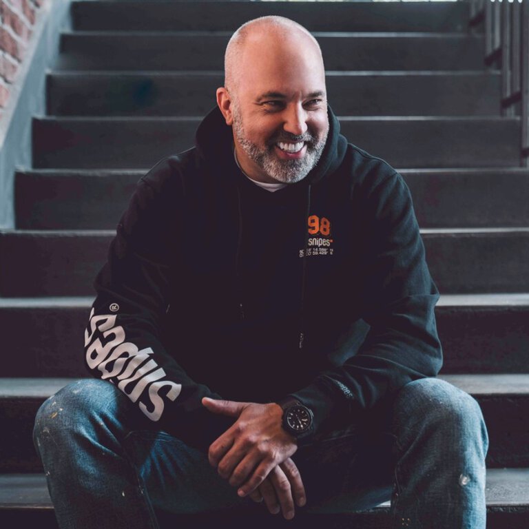 Sven Voth &mdash; Snipes founder, Essen, Germany 1998