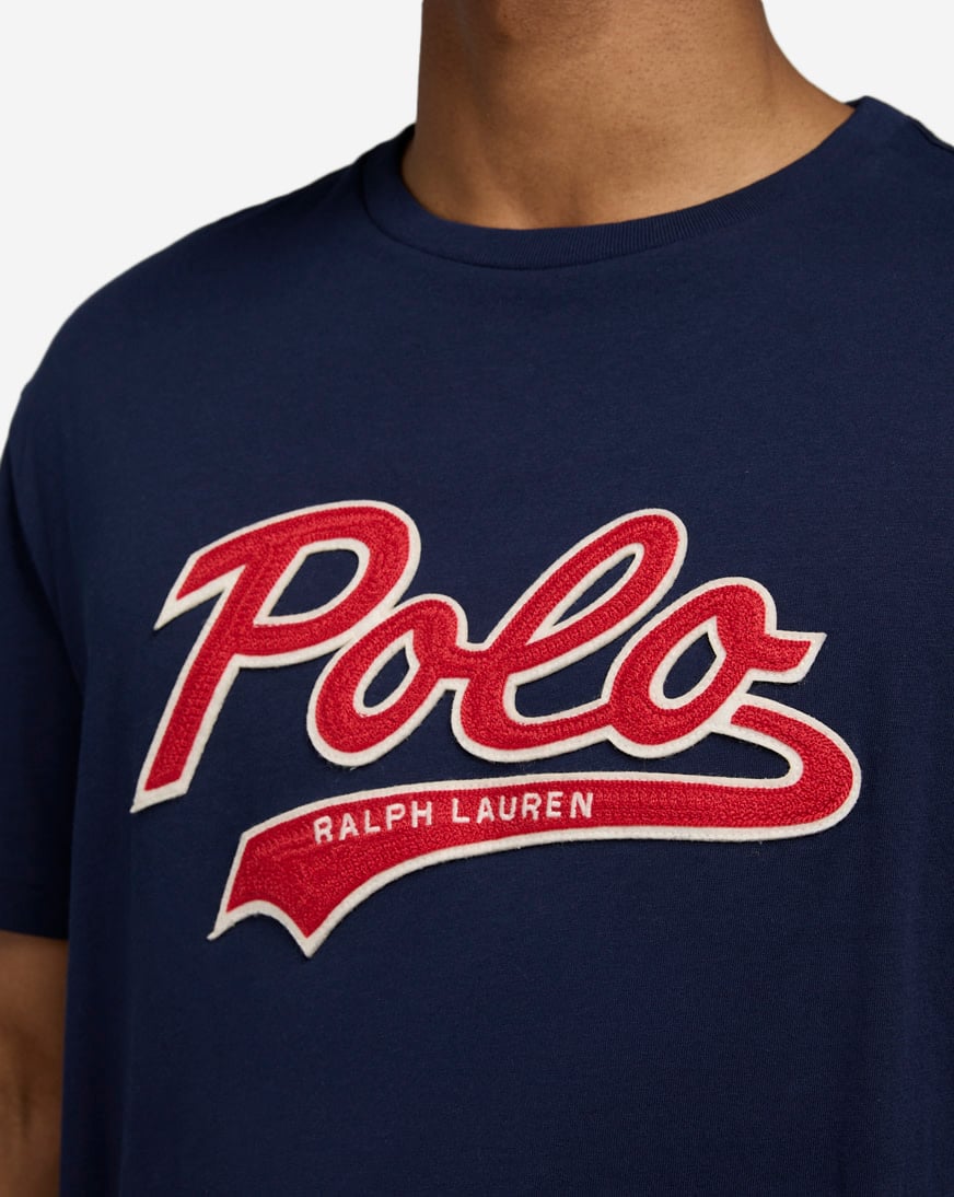 Tシャツ・カットソー Ralph Lauren SS25 T-shirts (710964477003 CRUISE NAVY) Shop Polo Ralph Lauren Classic Fit Logo Jersey T-Shirt