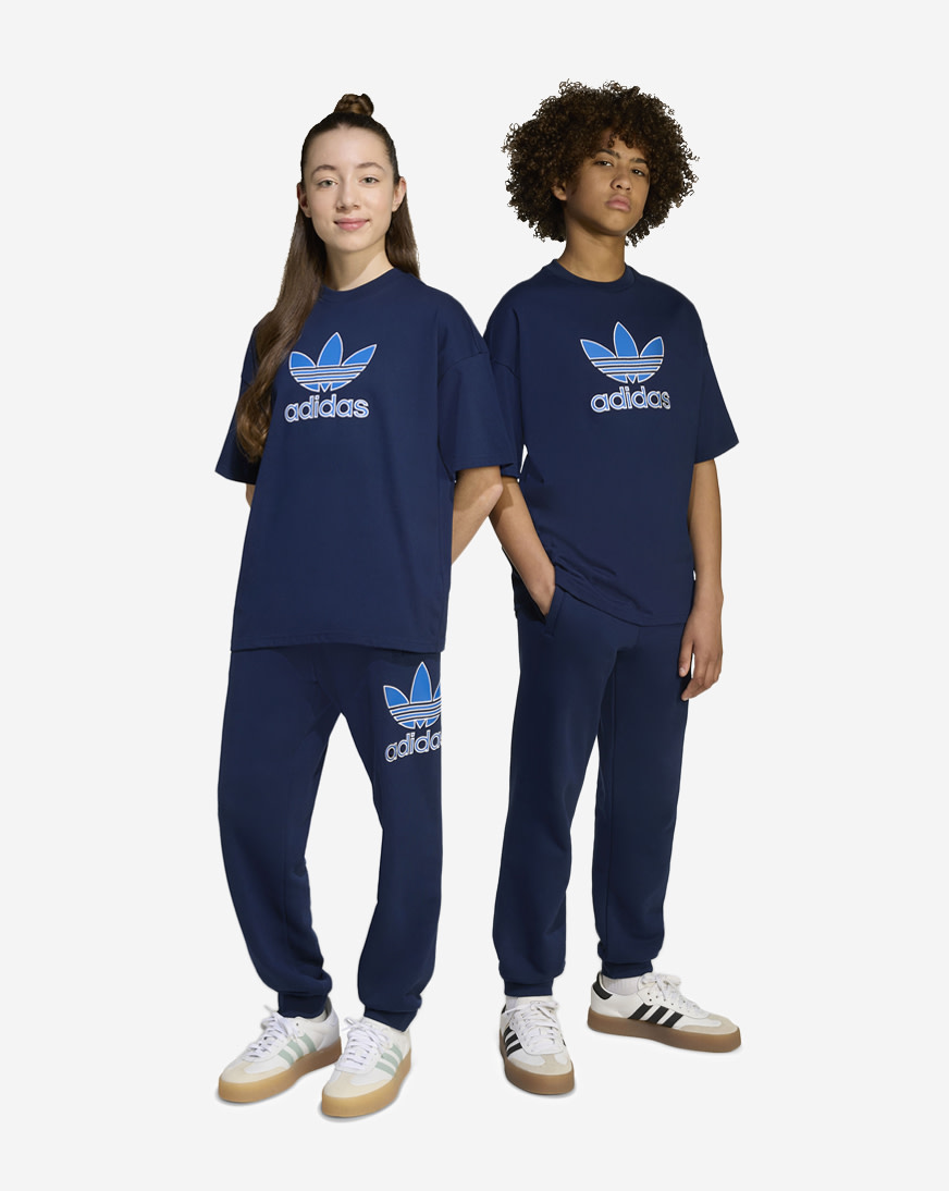 Shop adidas Kids' Big Logo Execution Oversized Sweat Joggers