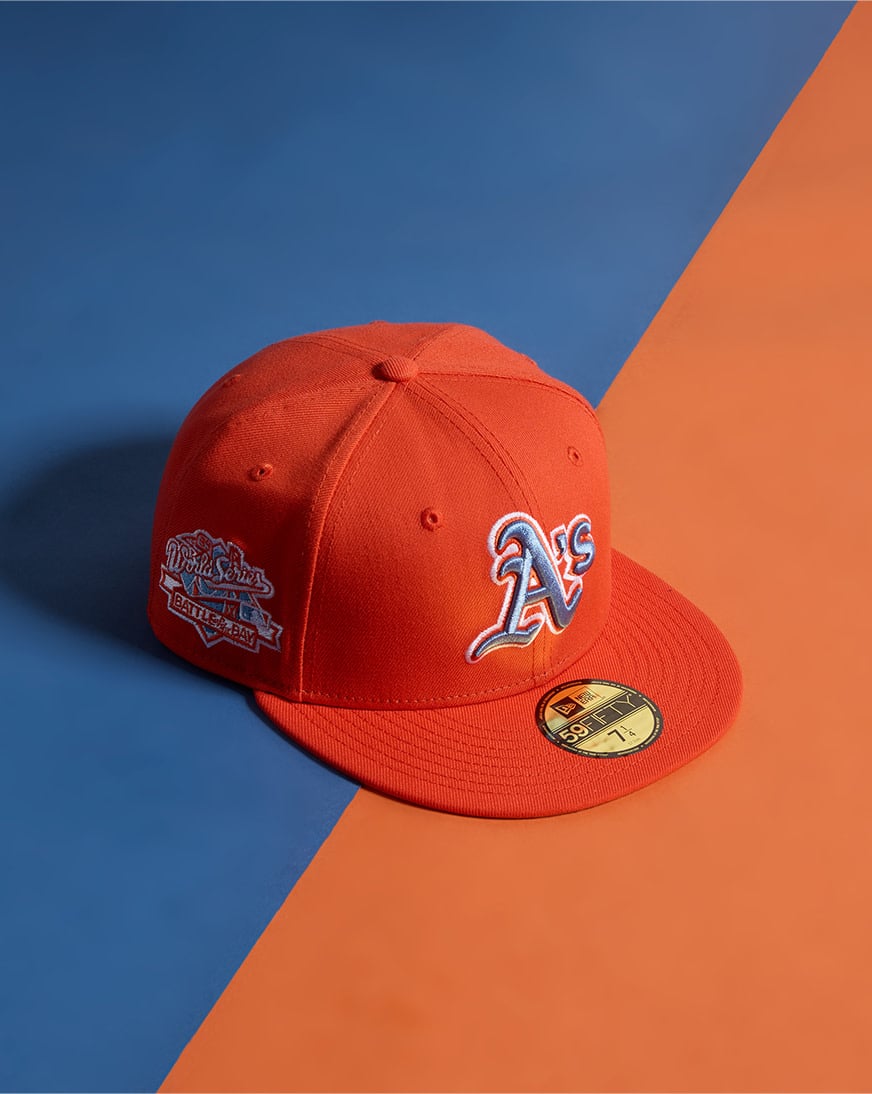 Shop New Era 59Fifty Oakland Athletics Fitted Hat 71011956 orange