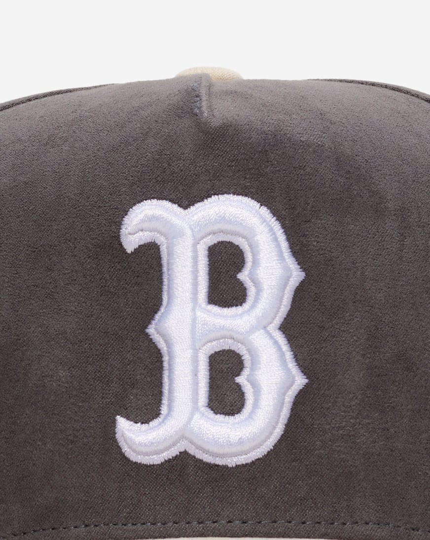 Shop Mitchell Ness Boston Red Sox Pro Pinch Suede Two Tone