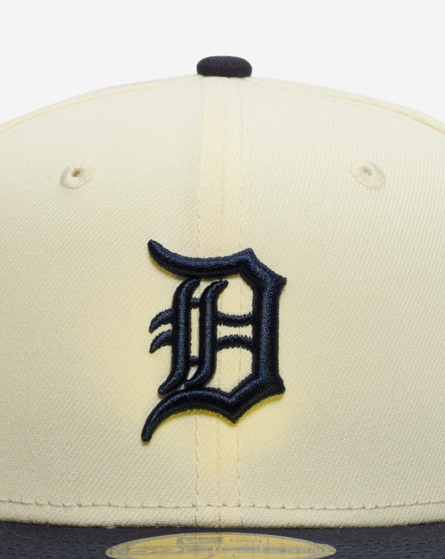 Shop New Era 59Fifty Detroit Tigers Fitted Hat 60956041 cream