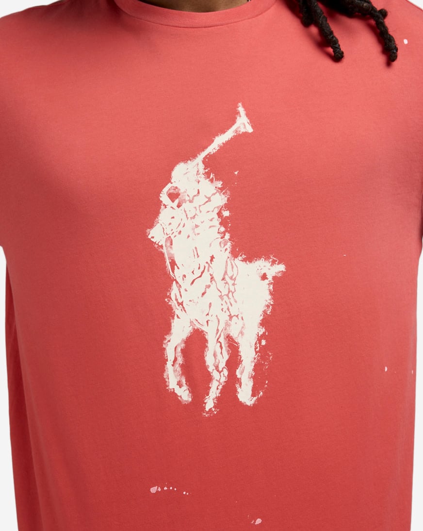 Shop Polo Ralph Lauren Big Pony T-Shirt 710964482003-RED red