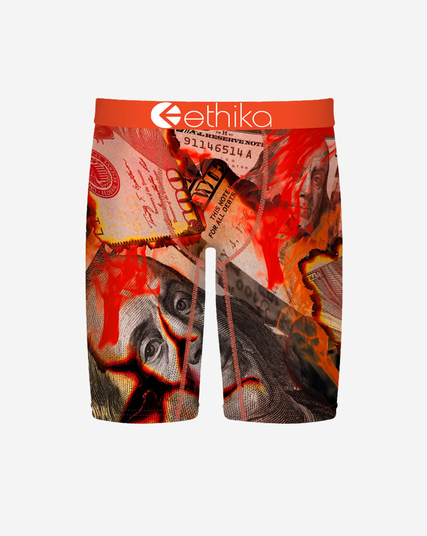Shop Ethika Burnin Hundreds Briefs MHOAAL2511 multi | SNIPES USA