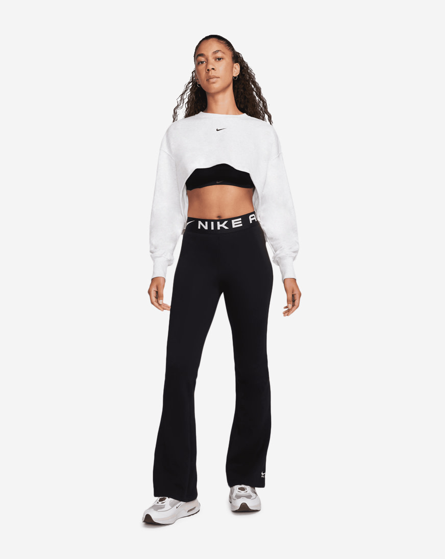 Shop Nike NSW Crop Crew FB8264-051 grey | SNIPES USA