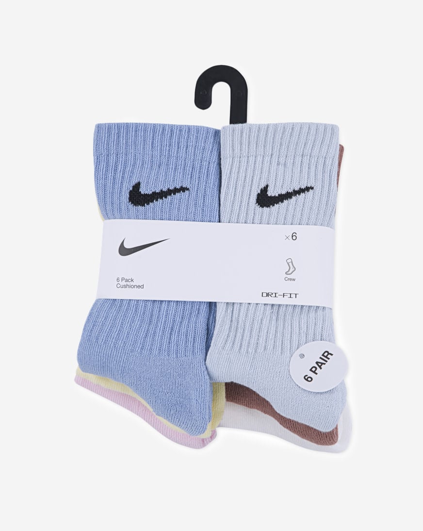 Shop Nike Little Kids' Dri-FIT Performance Basics Quarter Socks (5