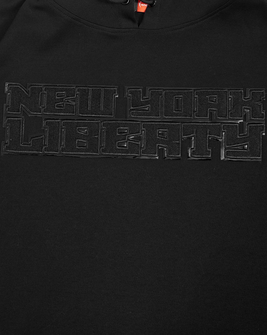 Shop PRO STANDARD New York Liberty Triple Black Double Knit
