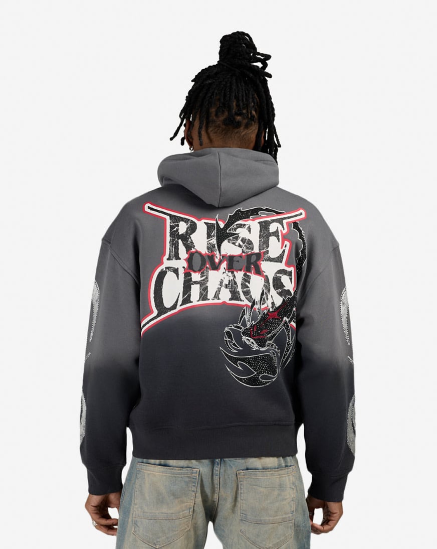Shop Smoke Rise Scorpion Hoodie FO26S429SNZ-BLK black | SNIPES USA