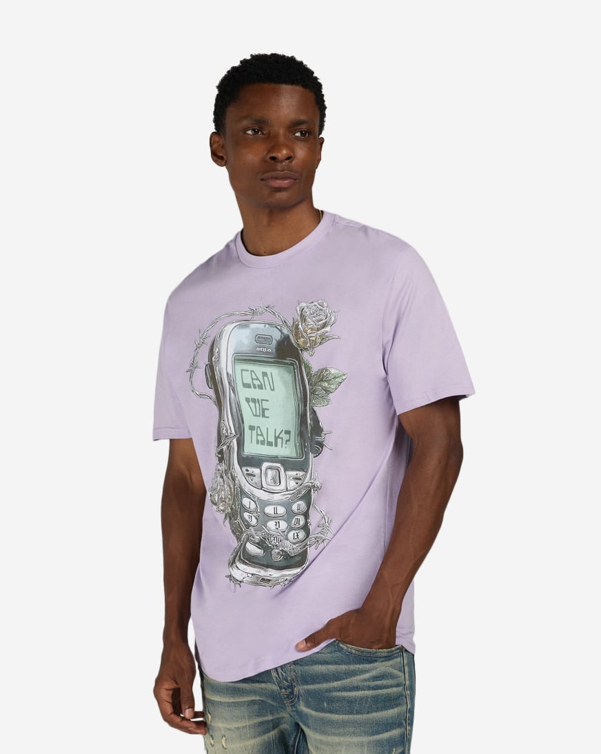Shop Urban Classics Who's Callin' My Phone Tee MTUS699-US-00145