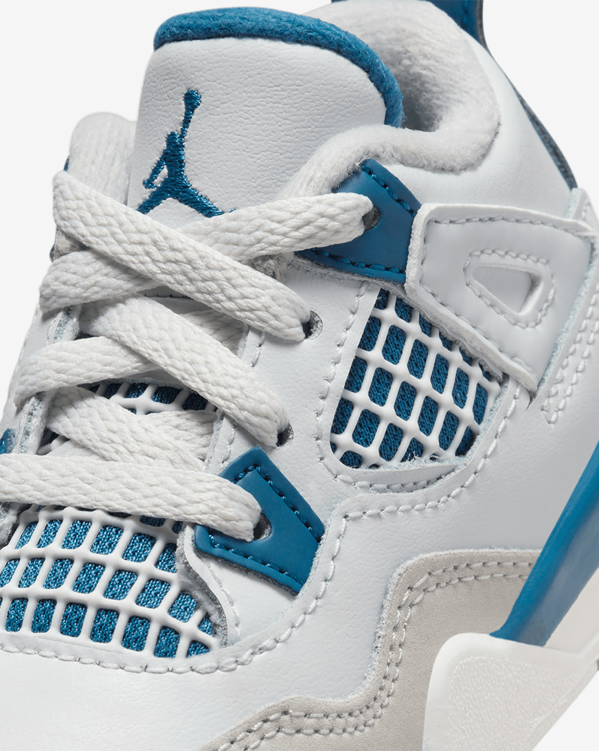 Shop Jordan Toddler Air Jordan 4 Retro BQ7670 141 blue SNIPES USA