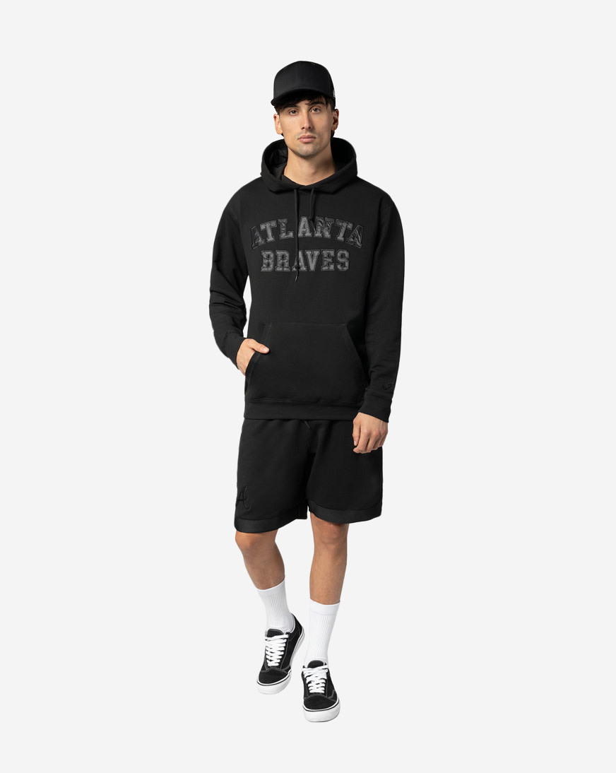 Shop New Era Atlanta Braves Hoodie 60597226 black | SNIPES USA