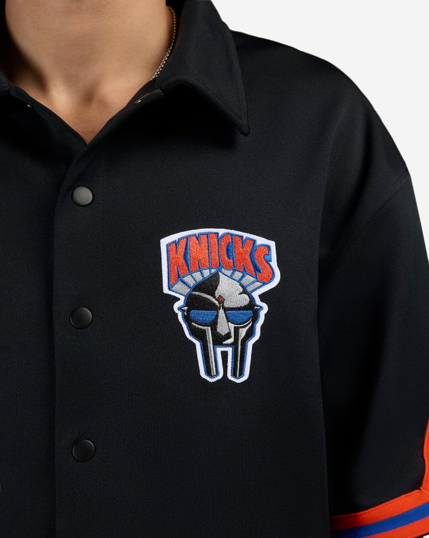 Shop Mitchell Ness Doomsday 2025 Knicks Shooting Shirt TP17163