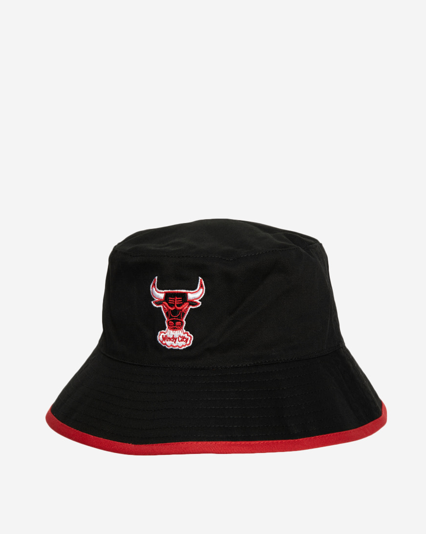 Shop Mitchell Ness New York Knicks NBA Big Face Bucket Hat