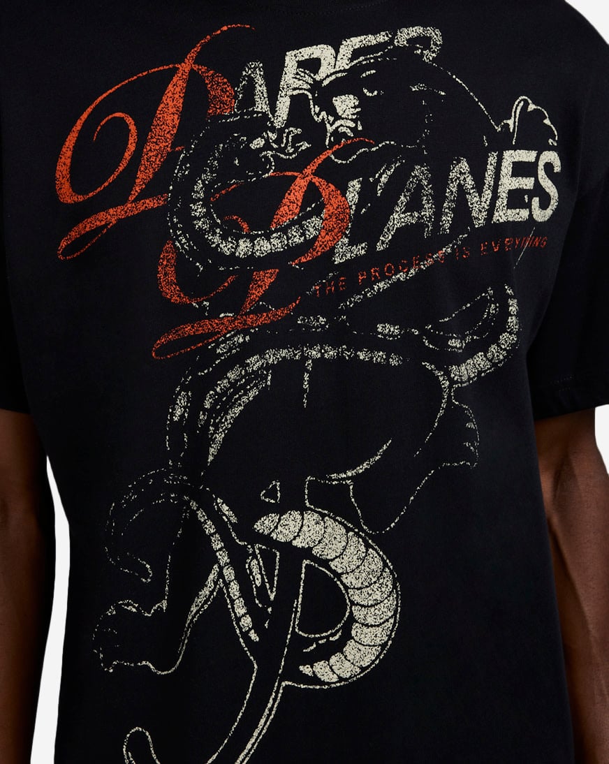 Shop Paper Planes When The Grass Is Low Tee 200593-BLK black