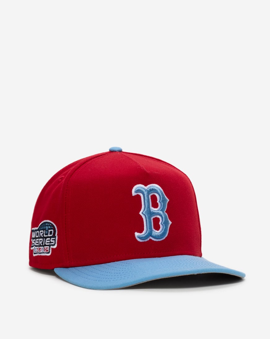 Shop New Era 9Fifty Boston Red Sox A-Frame Snapback Hat 70956185