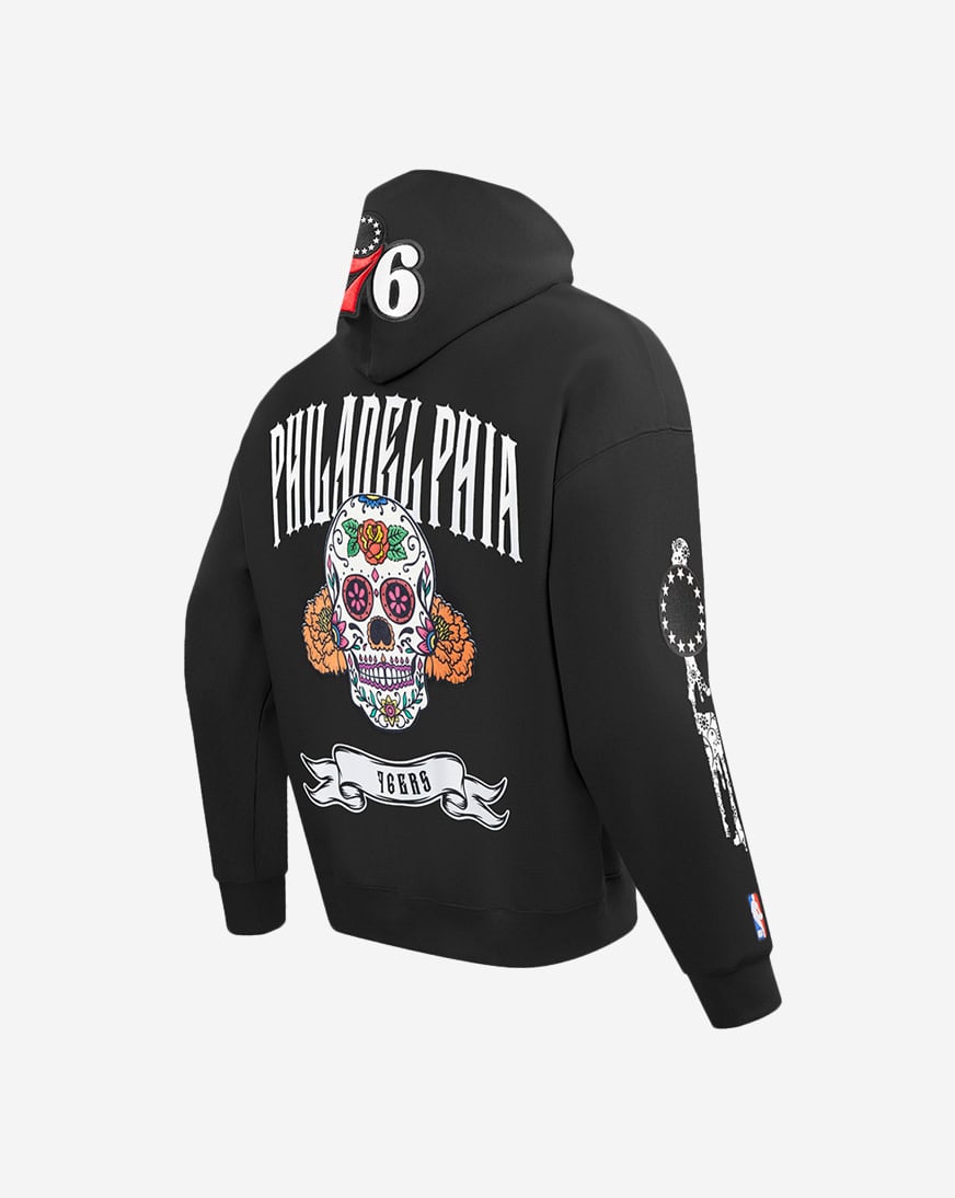 Shop PRO STANDARD Philadelphia 76ers Day of The Dead hoodie