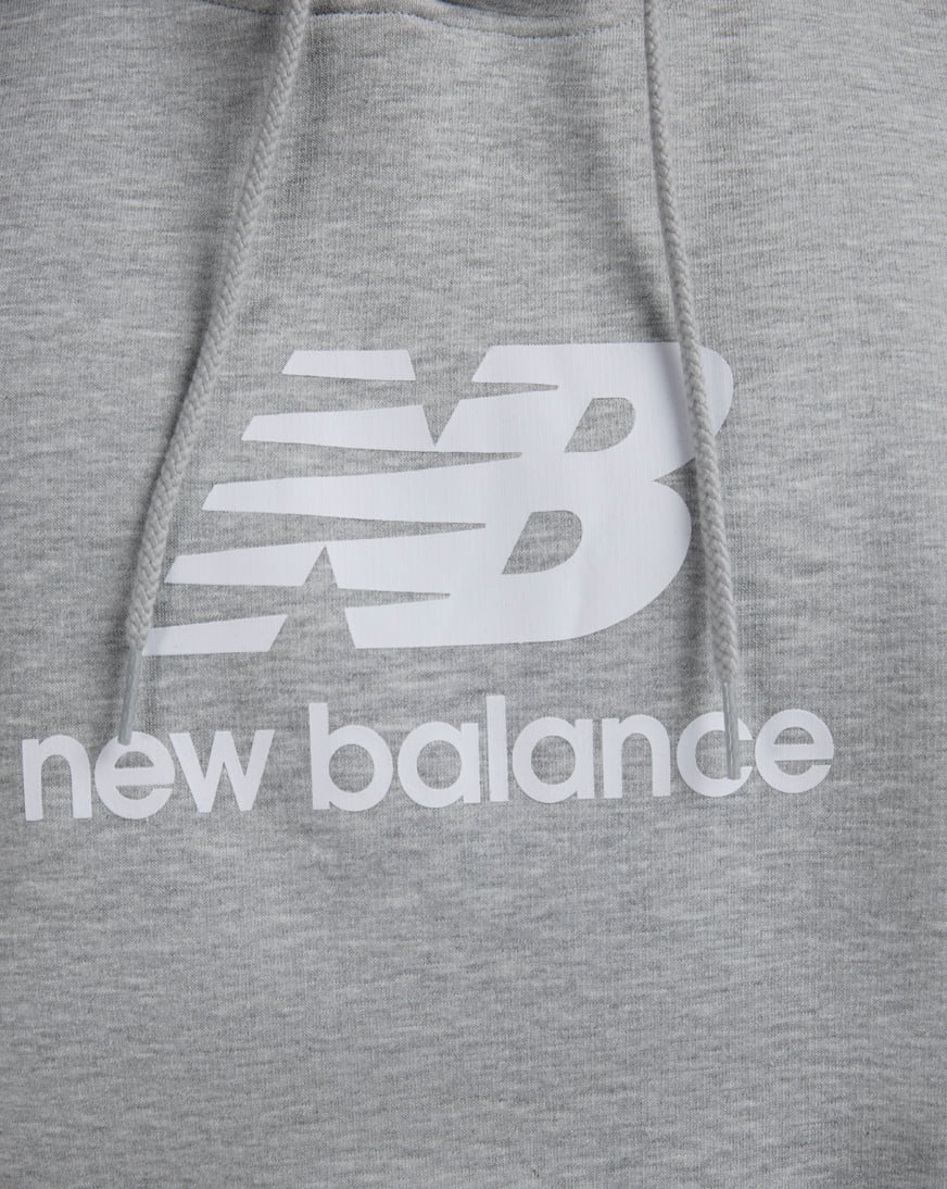 Shop New Balance Sport Essentials Fleece Logo Hoodie MT41505-AG