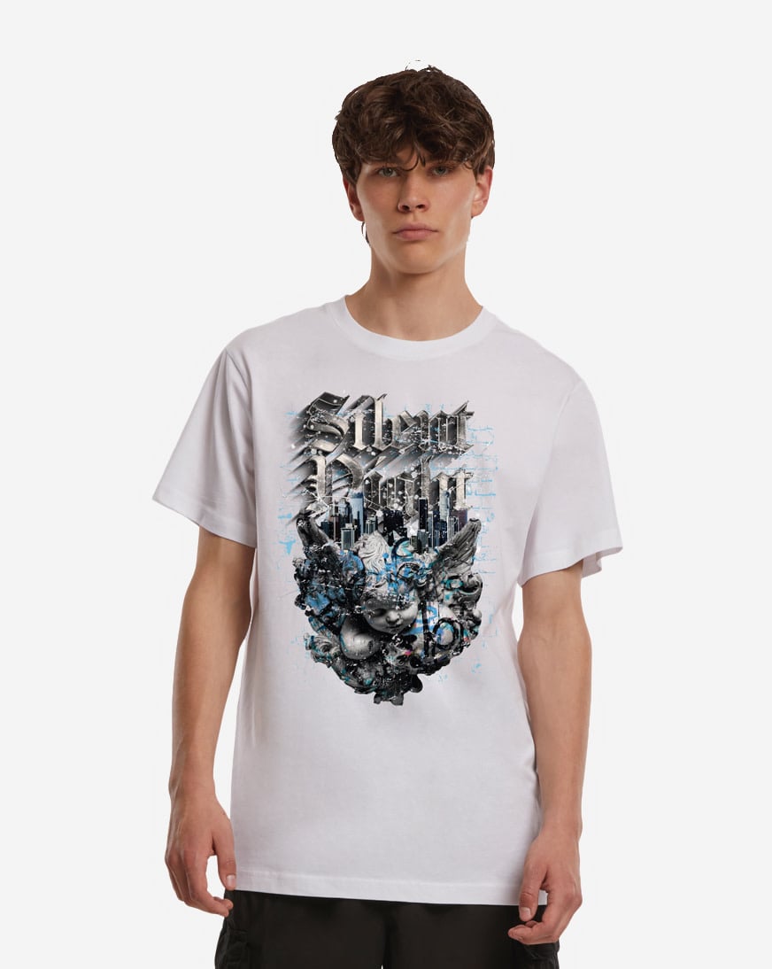 Shop Mister Tee Silent Night Tee MTUS554-US-00220 white | SNIPES USA