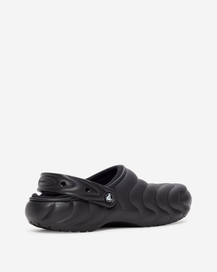 【Crocs】 正規品★ Classic Lined Slipper Black Classic Lined Clog - Crocs