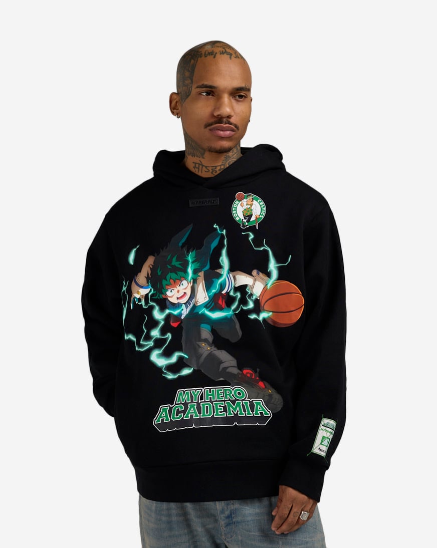 Shop Hyperfly Celtics Deku Hoodie BC-BLK-DEK-CH black | SNIPES USA