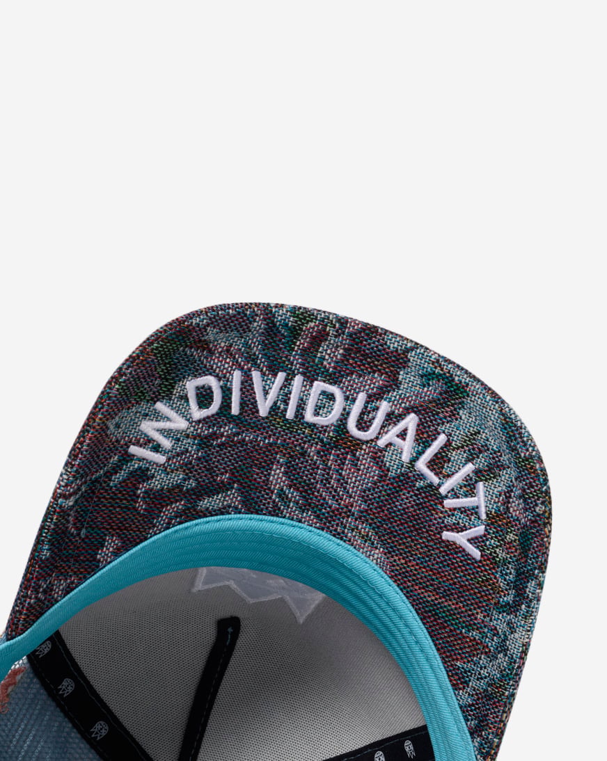 Cult of Individuality Repeat Tapestry Mesh Back Trucker Hat