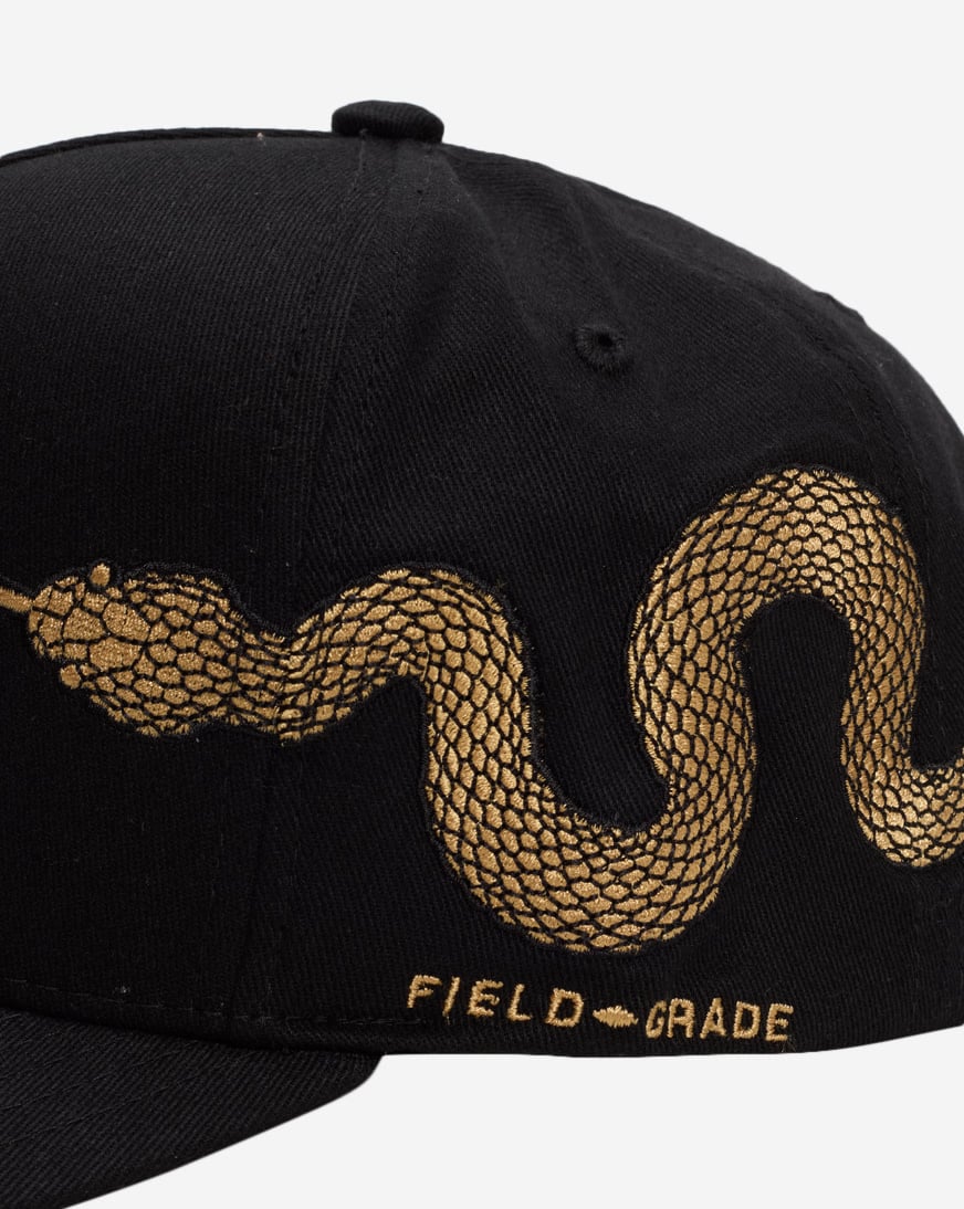 Shop Field Grade No F's Given Serpent Twill Trucker 1005728 black