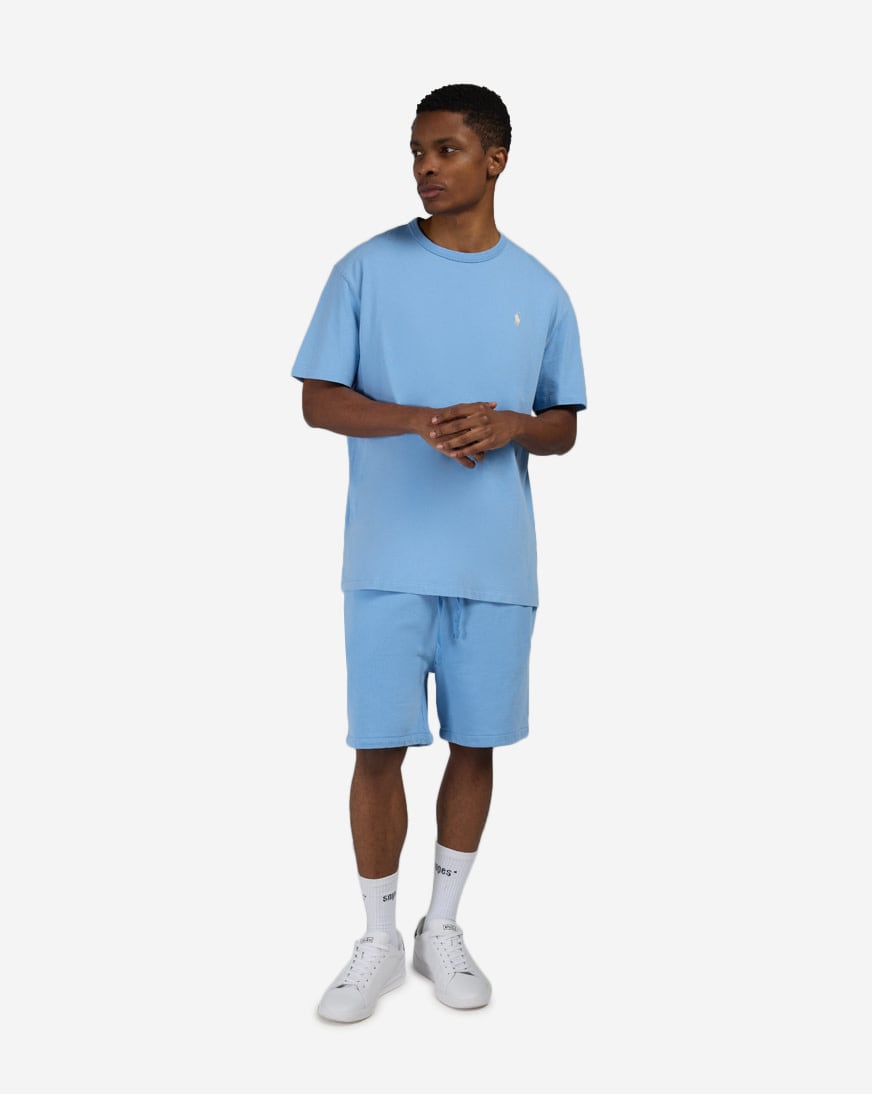 Shop Polo Ralph Lauren Jersey Knit Crewneck Tee 710916698502-BLU