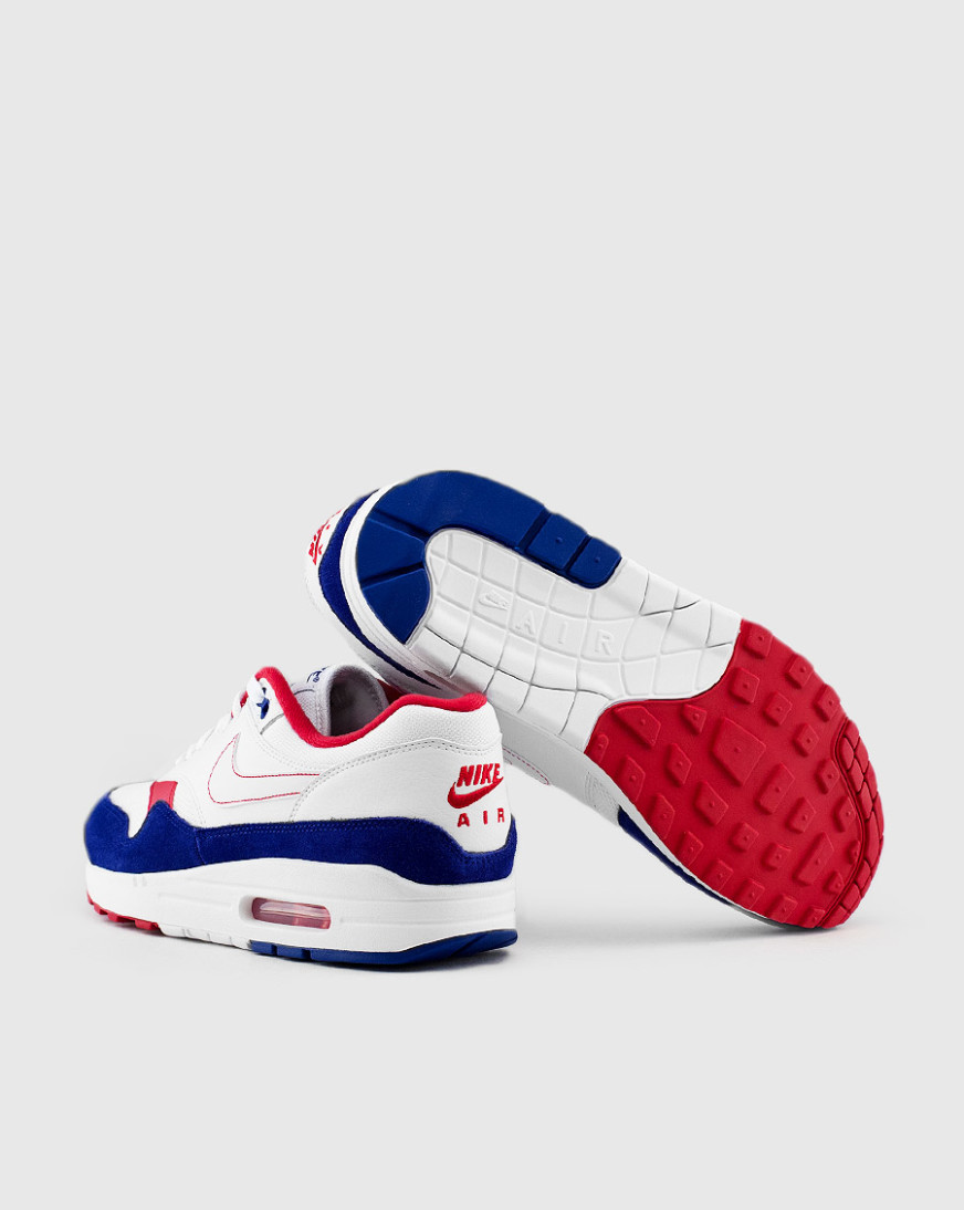 red white blue air max 1