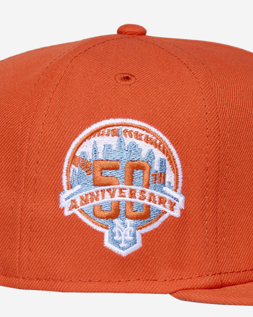 Shop New Era 59Fifty New York Mets Fitted Hat 71011934 orange