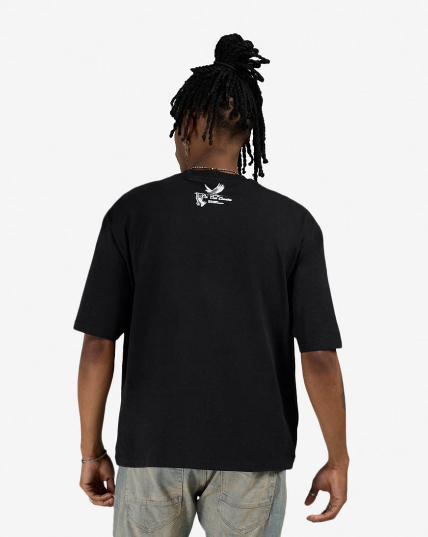 Shop Graphic Tees Dove Skull Mercy Tee RSF5-014JK-001 black