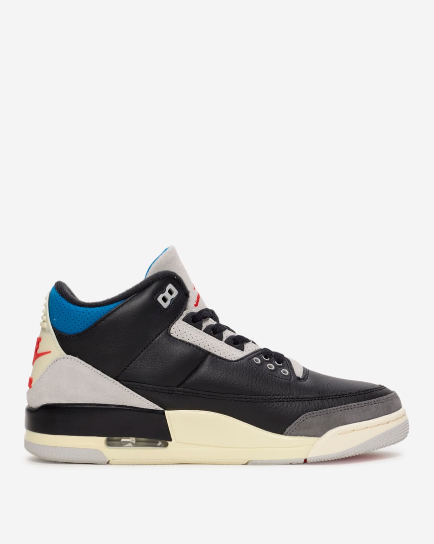 Nike Air Jordan 3 レトロブラック/グレー/レッド