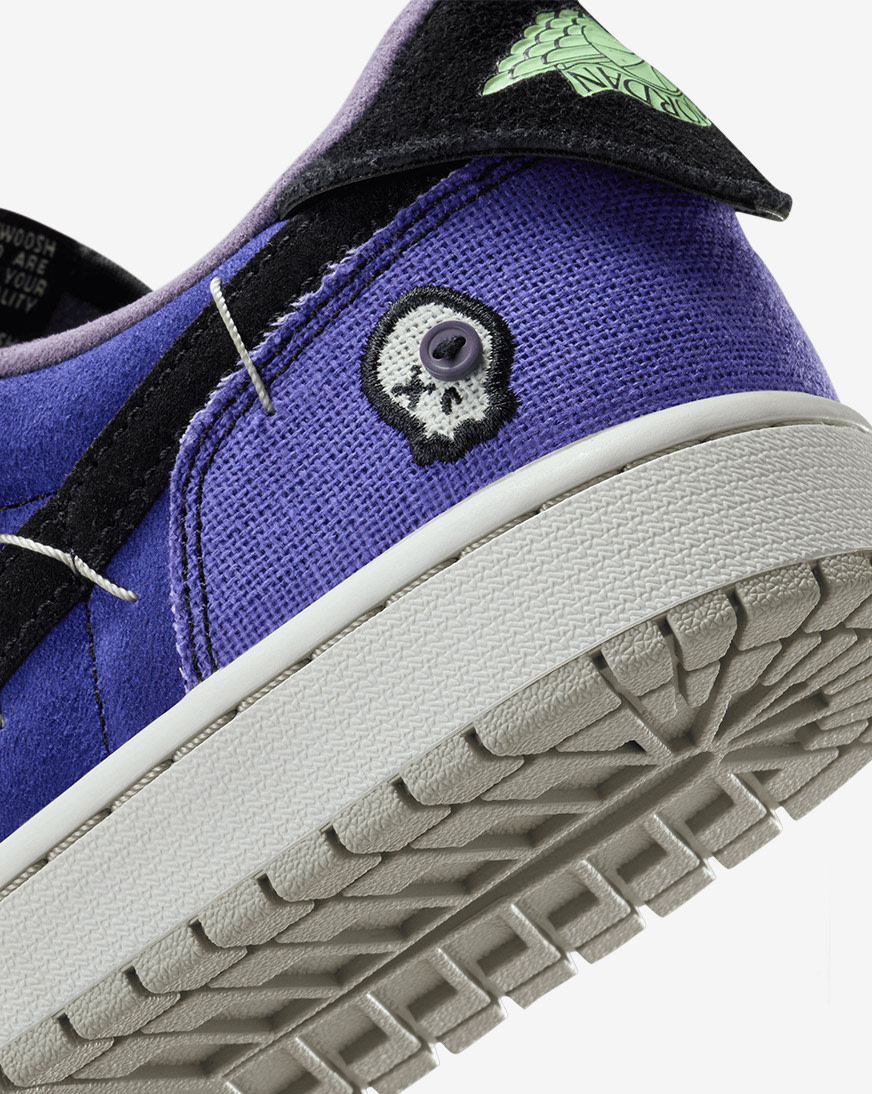 Sz various Air Jordan 1s lows purple Nwb Air Jordan 1 Low Sky J Purple 553558-515 | SBD main image 3