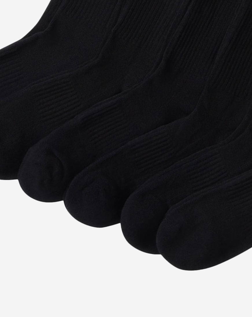 1 Paire Mi-bas NEOFAN Noirs - Taille 41/46 - Pointe Et Talon Renforcés - Homme
