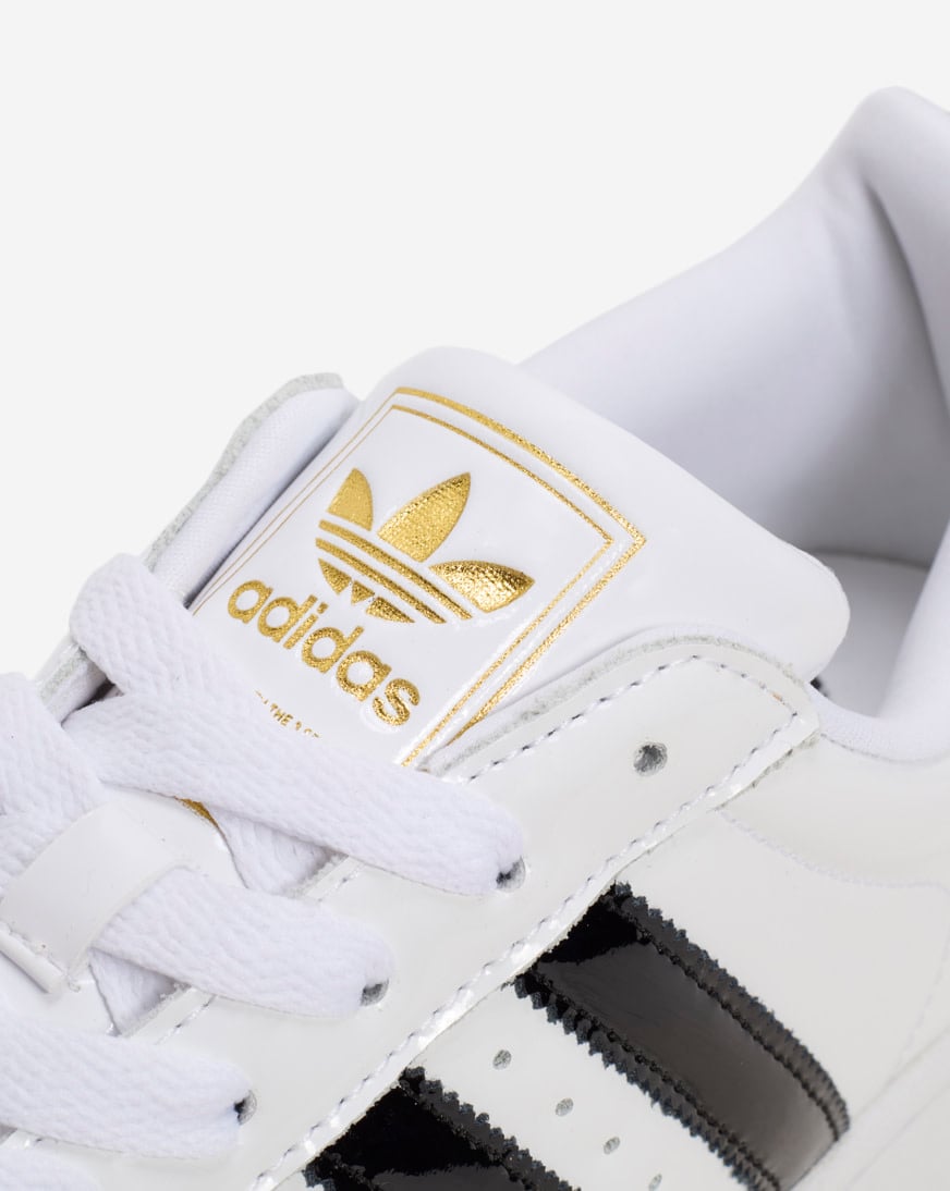 patent leather adidas superstars