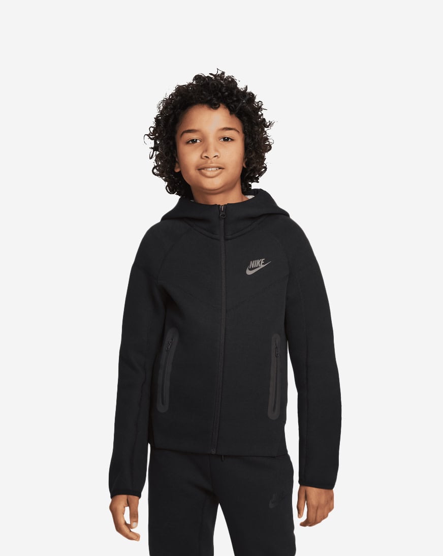 Nike Tech Fleece ブラック×グレーUSサイズS Nike Sportswear Tech Fleece Hoodie Men's SZ XL Black/Grey