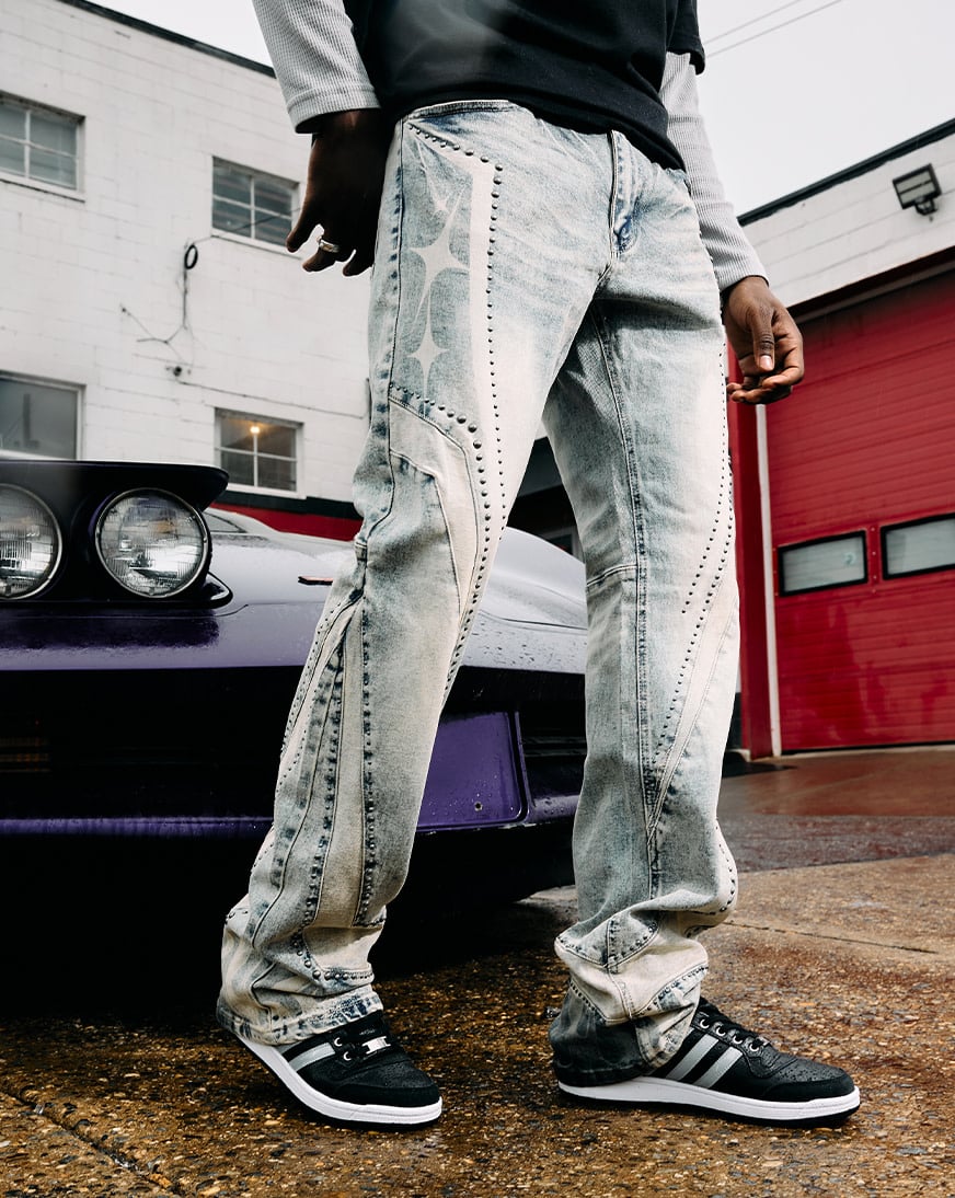 Shop Smoke Rise Super Sonic Jeans JP26S447SN-BLU blue | SNIPES USA