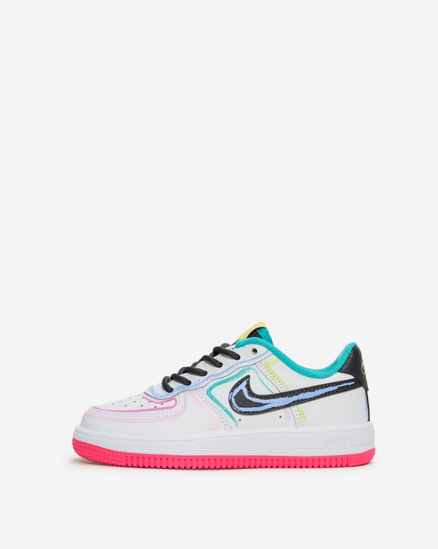 Shop Nike Little Kids' Force 1 Low IR1821-100 white | SNIPES USA