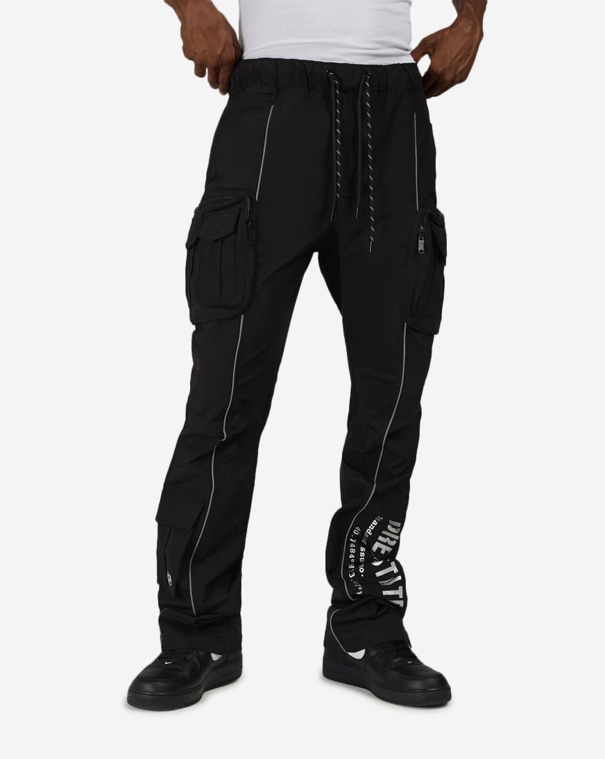 Shop Smoke Rise Reflective Piping Utility Windbreaker Pant