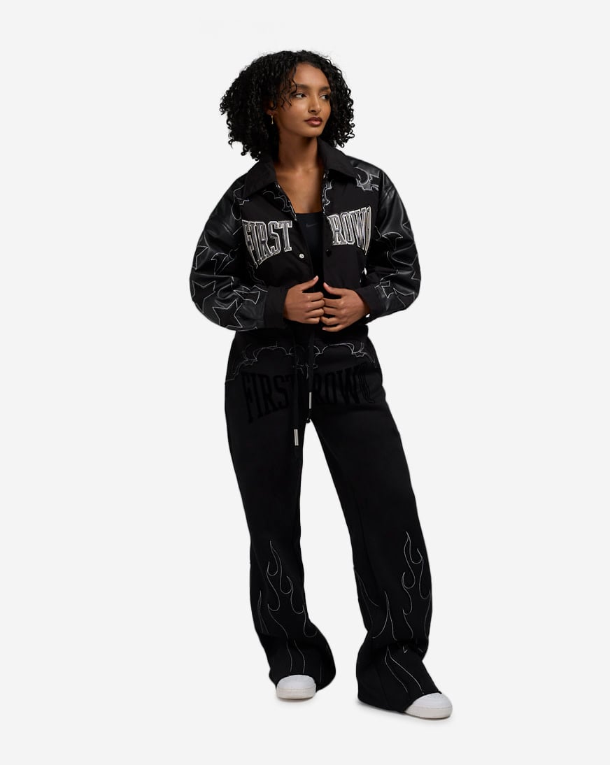 Shop First Row Western Shacket FRLJ2066S-BLK black | SNIPES USA