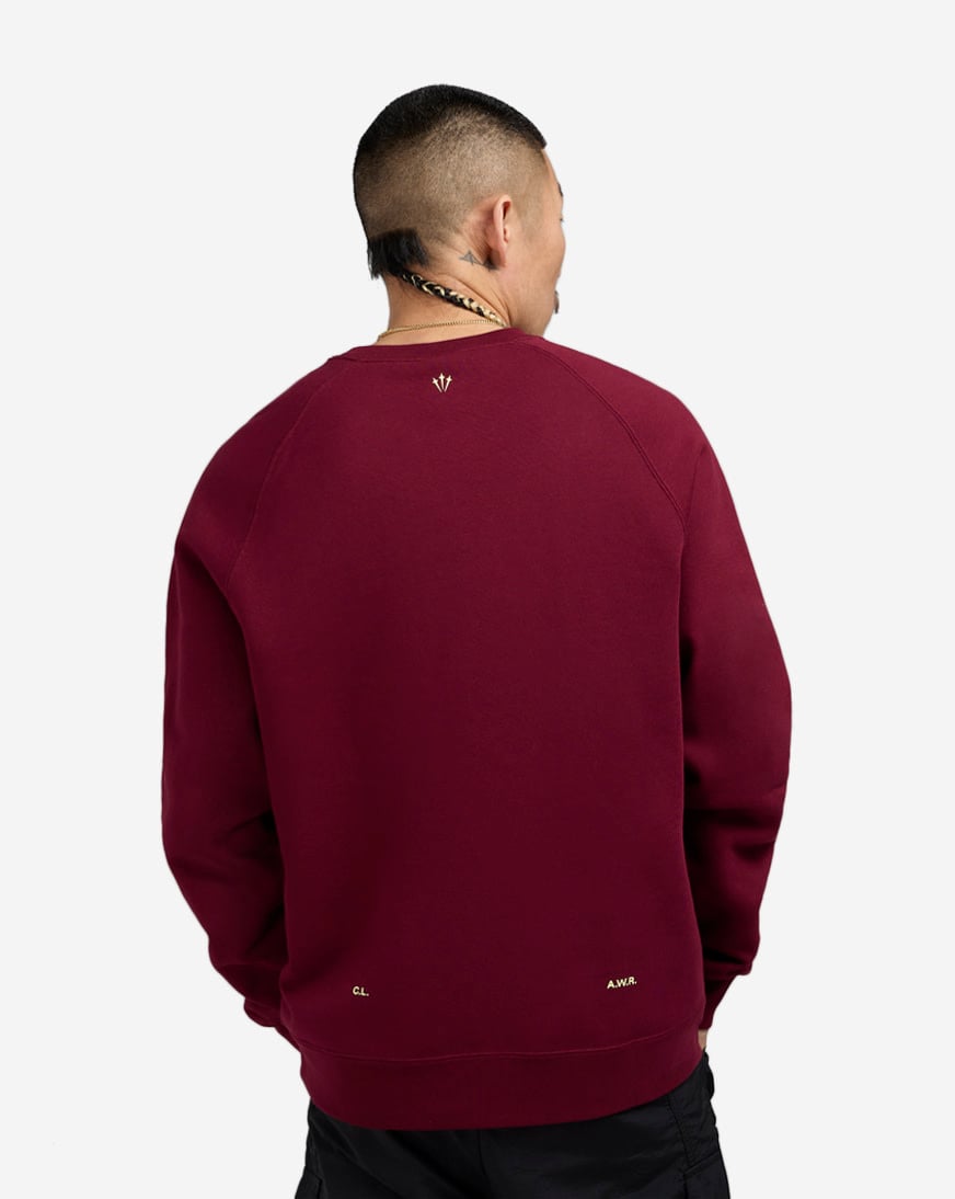 Shop Nike NOCTA Fleece CS Crew FN8160-638 red | SNIPES USA