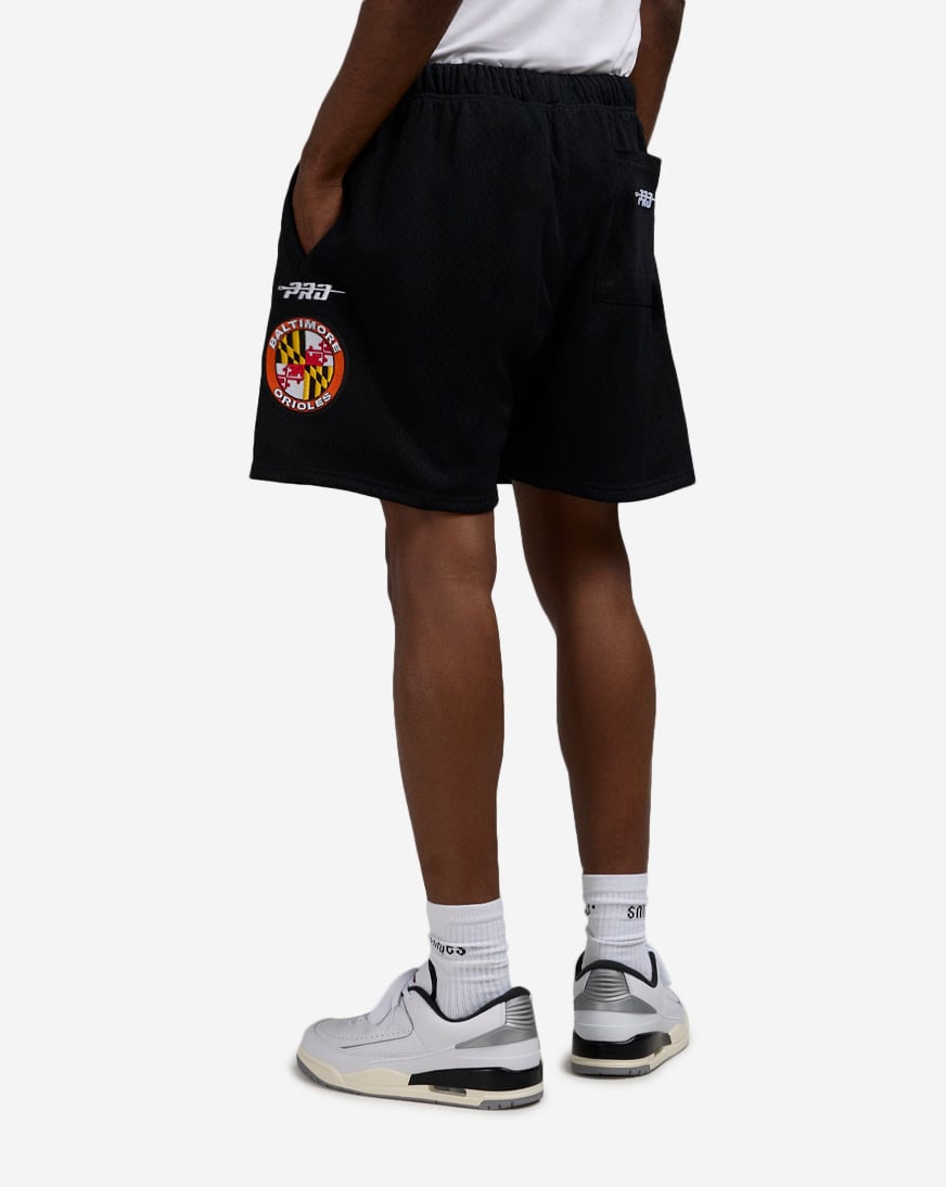Shop PRO STANDARD Baltimore Orioles Mesh Shorts LBO3315427-BLK