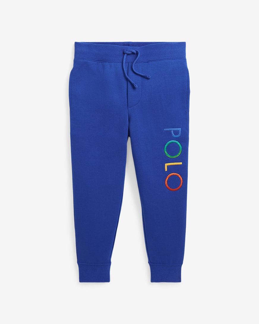 ボトムスその他 Ralph Lauren SS25 Blue cotton joggers (211935585 013) Polo Ralph Lauren - Boys Blue Cotton Joggers | Childrensalon