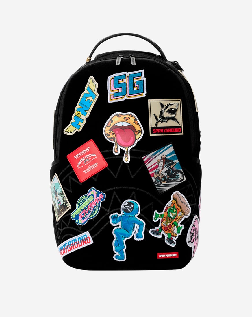 ViperRoomリストバンド.Abunch缶ケース.ジャックスパロウスシール Shop Sprayground Velcro Patch Stickers Backpack B9260 multi